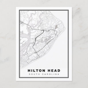Postal Hilton Head Island Map