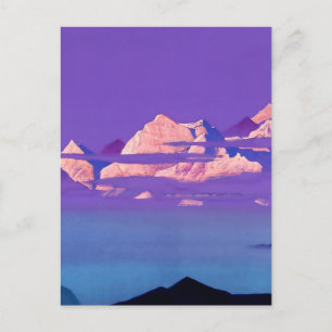 Postal “Himalayas 1933” de Nicholas Roerich