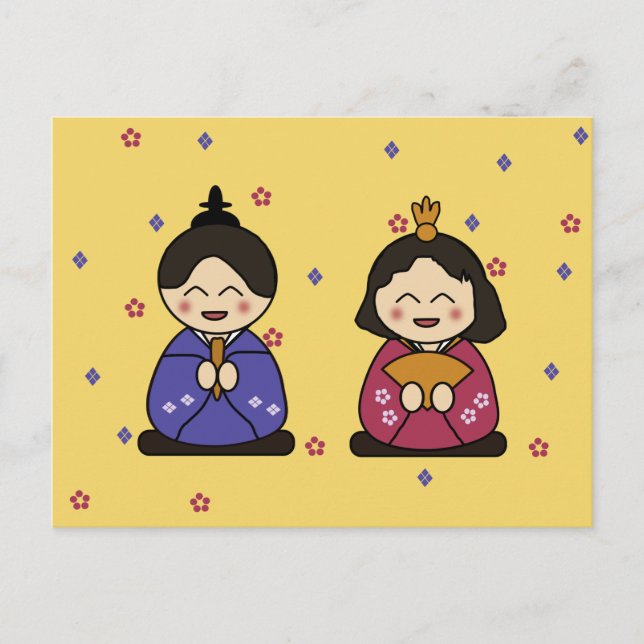 Postal Hina Ningyo (Anverso)