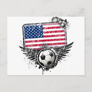 Postal Hinchas de fútbol de Estados Unidos