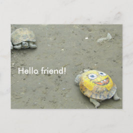 Postal Hinchas de la tortuga Bob Esponja
