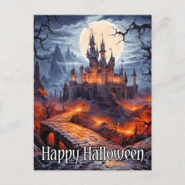 Postal Hinchazón Tonto Bajo Una Luna Llena