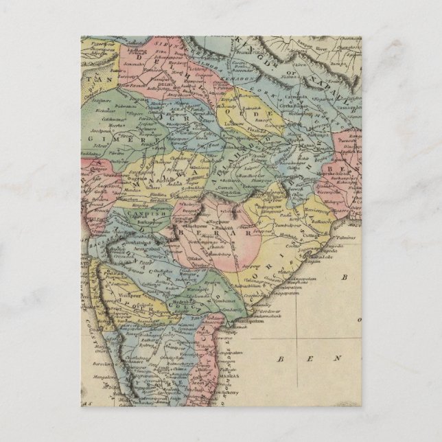 Postal Hindoostan 5 (Anverso)