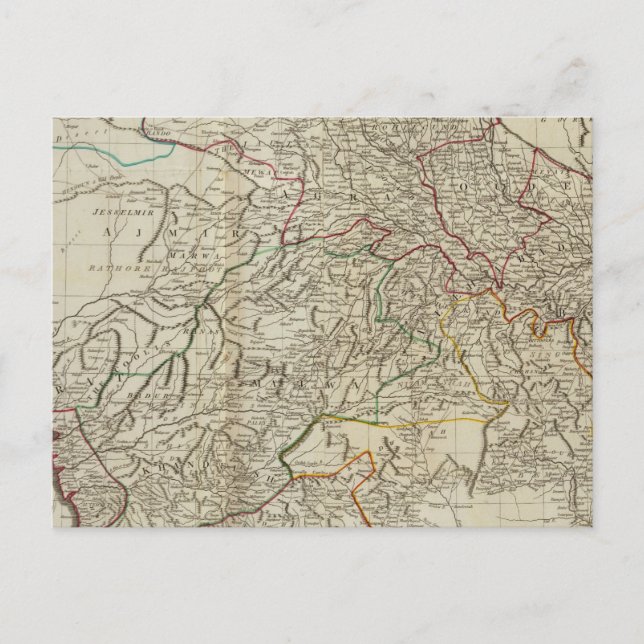 Postal Hindoostan North (Anverso)