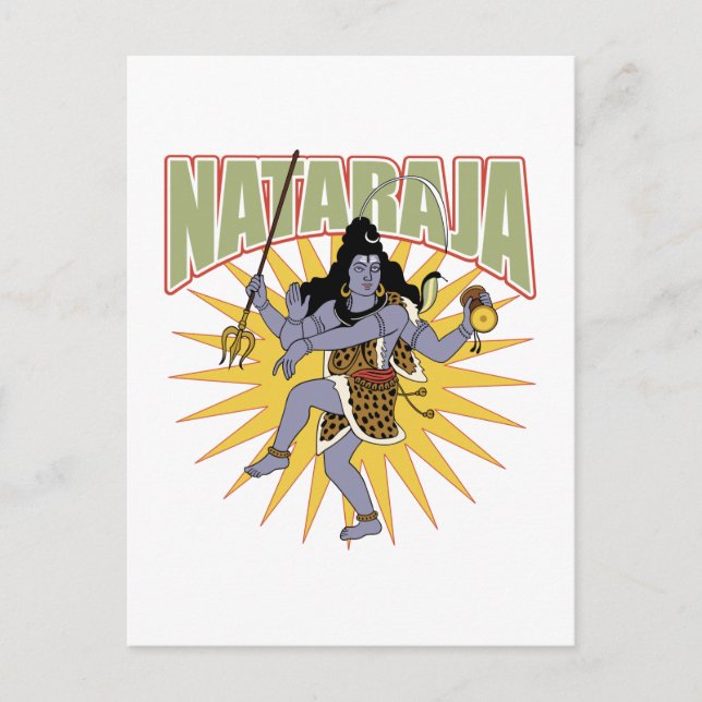 Postal Hindu Nataraja (Anverso)