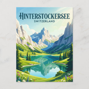 Postal Hinterstockersee Suiza