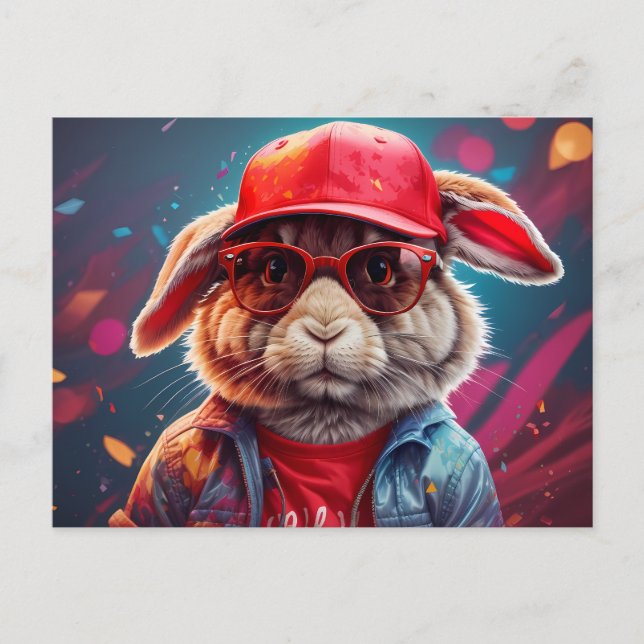 Postal Hip Bunny | (Anverso)
