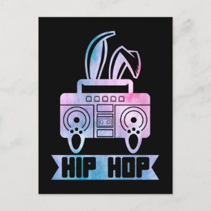 Postal Hip Hop Bunny Music Rabbit