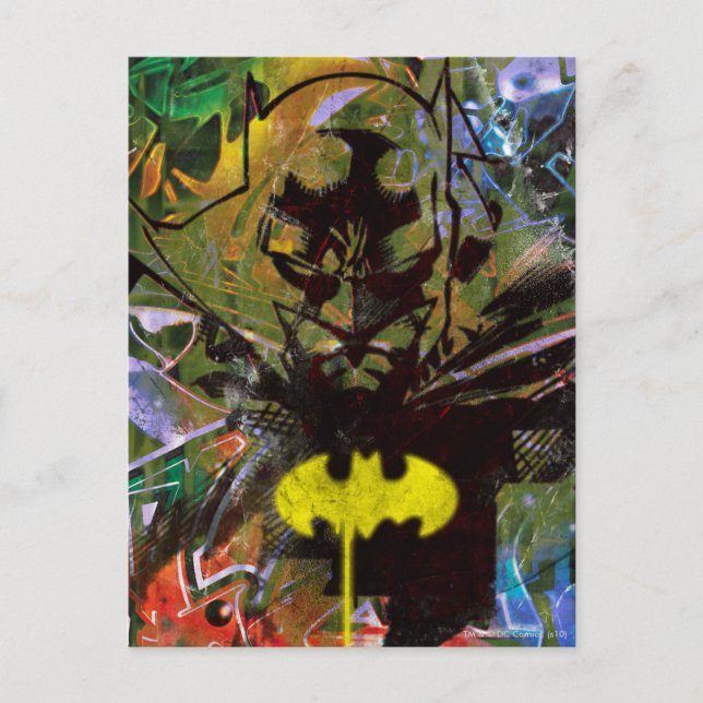 Postal Hip urbano de Batman (Anverso)