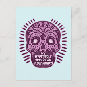 Postal Hipérbole Divertido IDIOMA INGLÉS