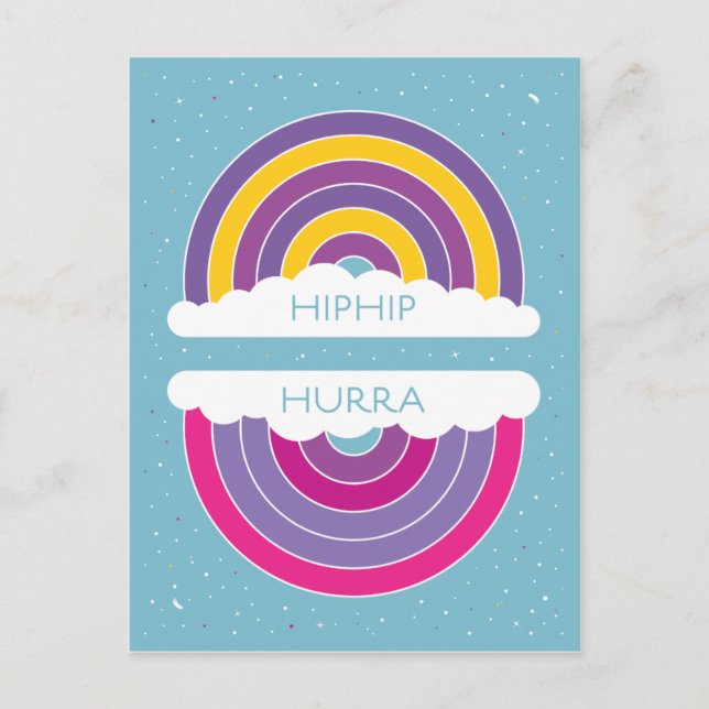 Postal Hiphip Hurra (Anverso)