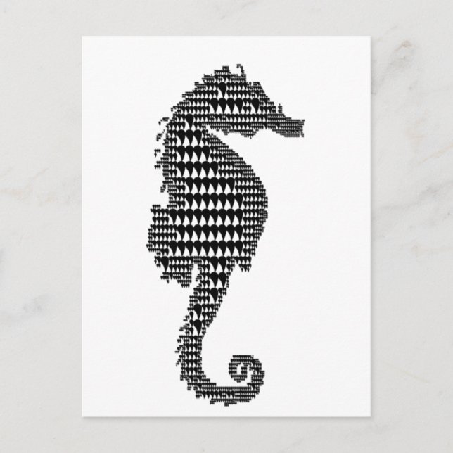 Postal hipocampo (Anverso)