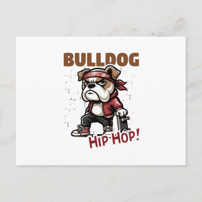 Postal Hipódromo de bulldog (Anverso)