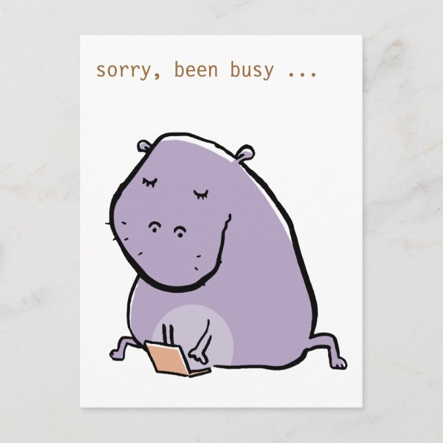 Postal hipp-o (ocupado) - personalizar - (Anverso)