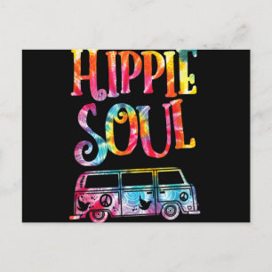 Postal Hippie Tie Dye Van Hippie Soul