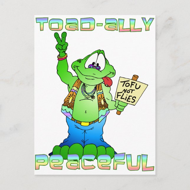 Postal Hippie Toad (Anverso)