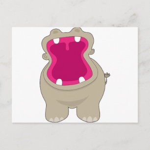 Postal Hippo Big Mouth