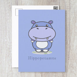 Postal Hippo Cute