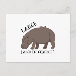 Postal Hippo grande