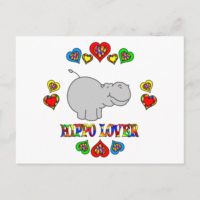 Postal Hippo Lover (Anverso)