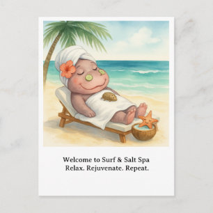 Postal Hippo Spa junto a la playa