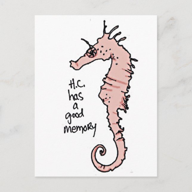 Postal Hippocampus (Anverso)