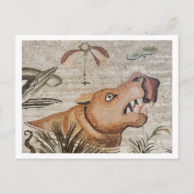 Postal Hippopotamus, mosaico del Nilo, casa del fauno (Anverso)