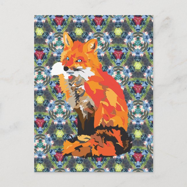 Postal Hippy Fox (Anverso)