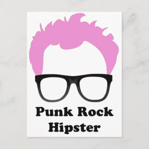 Postal Hipster de rock de punk