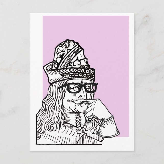 Postal Hipster Uncle Vlad (Anverso)