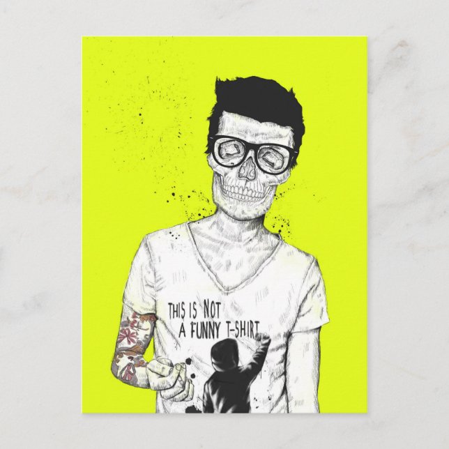 Postal hipsters no muertos (Anverso)