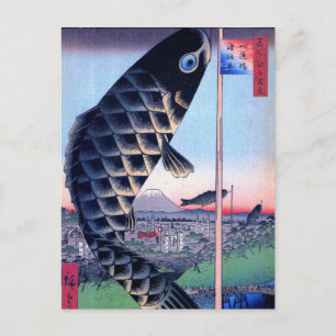 Postal Hiroshige Suidobashi