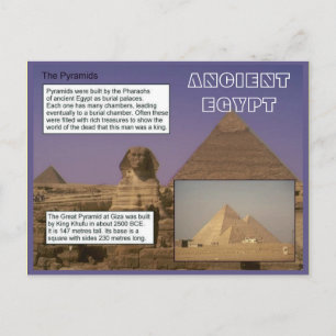 Postal Historia, Antiguo Egipto, Pirámides