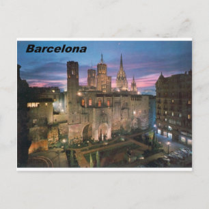 Postal historia —barcelona—barrio—gótico Angie