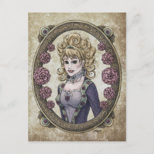 Postal Historia de hadas "Belleza" Fantasía Art Postcard