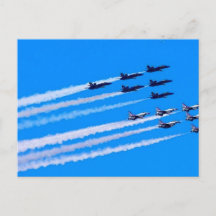 Historia de vuelo de Blue Angels y Thunderbirds