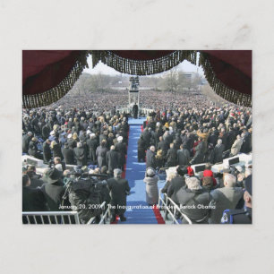 Postal HISTORIA: Discurso inaugural del presidente Obama