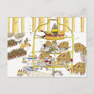Postal Historia Divertida de la Tarta 1066 Té de la Tarde