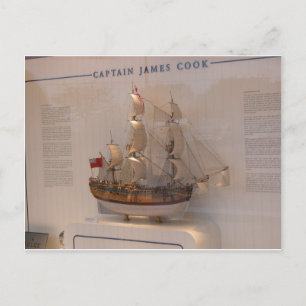 Postal Historia, exploradores, capitán James Cook