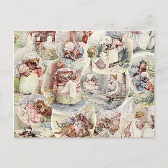 Postal Historias antiguas de la señora Tiggy Winkle Colla (Anverso)