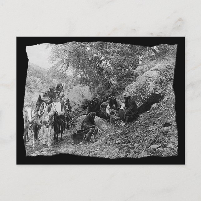 Postal Historias Apache Nativas Vintage (Anverso)