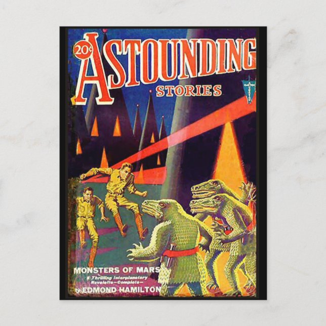 Postal Historias asombrosas de la superciencia abril de 1 (Anverso)