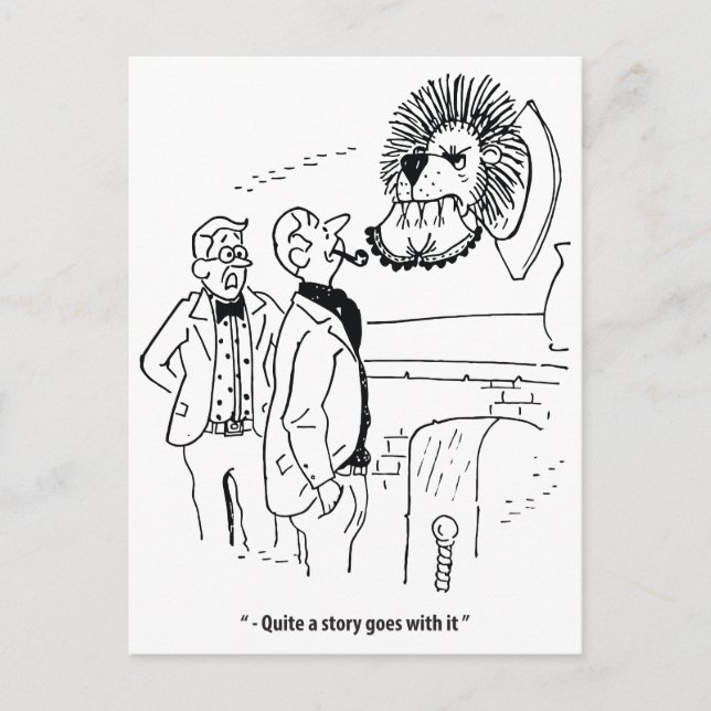 Postal Historias de caza, humor, divertida cosecha (Anverso)