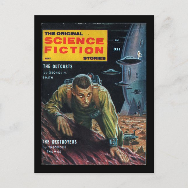Postal Historias de ciencia ficción - 1958.09_Pulp Art (Anverso)