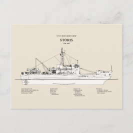Postal Historias de corte USCG wmec-38 - SBD