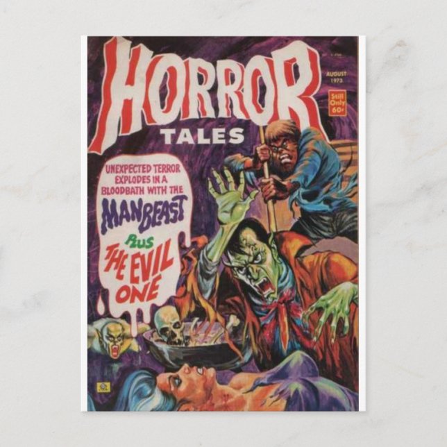 Postal historias de horror 4 (Anverso)