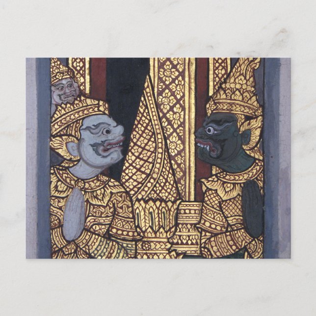 Postal Historias del Ramakien (Anverso)