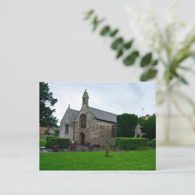 Postal Histórica Iglesia Parroquial de St. Asaph, Gales d (Anverso de pie)