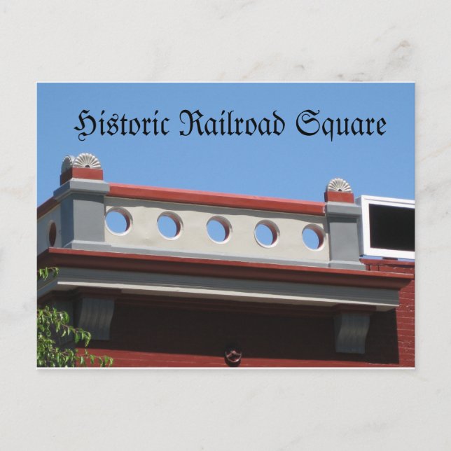 Postal Histórica Plaza Ferroviaria. (Anverso)