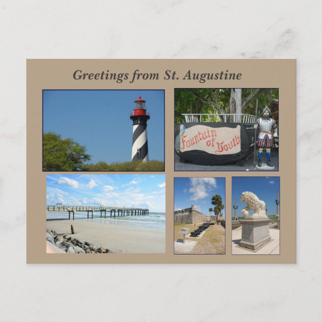 postal histórica st augustine florida usa (Anverso)